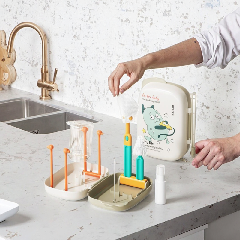 Bottle Drying Rack Factory - Portable Multi Functional BPA Free