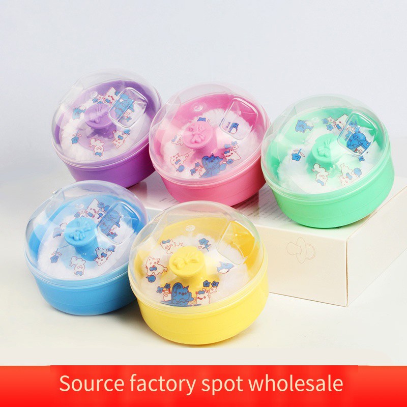 Baby Powder Puff Factory - Custom Logo Soft Body Container