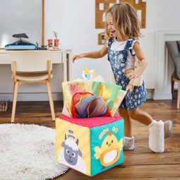 Baby Educational Toy Factory - Montessori Soft Pull Out Scarf