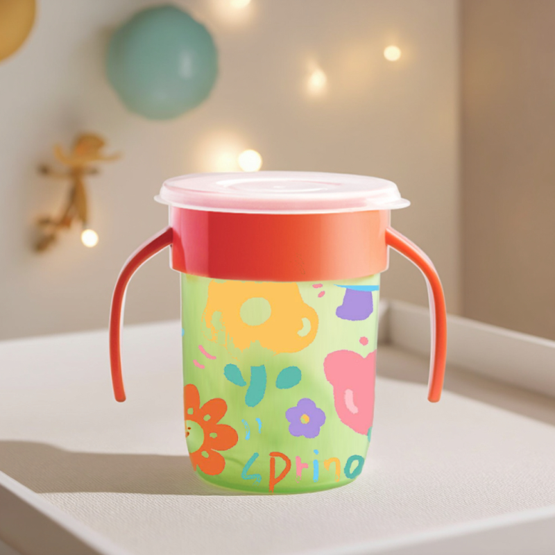 Baby Learning Cup Factory - OEM BPA Free 250ml Silicone Duck
