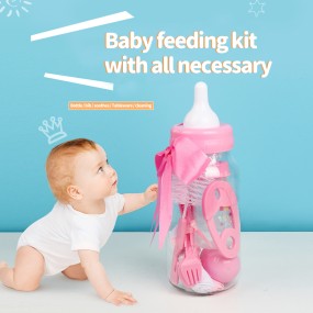Baby Bottle Set Factory - 19PCS BPA Free Cartoon Gift Box