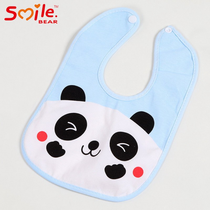 Baby Bib Factory - Wholesale Printed Panda Double Layer