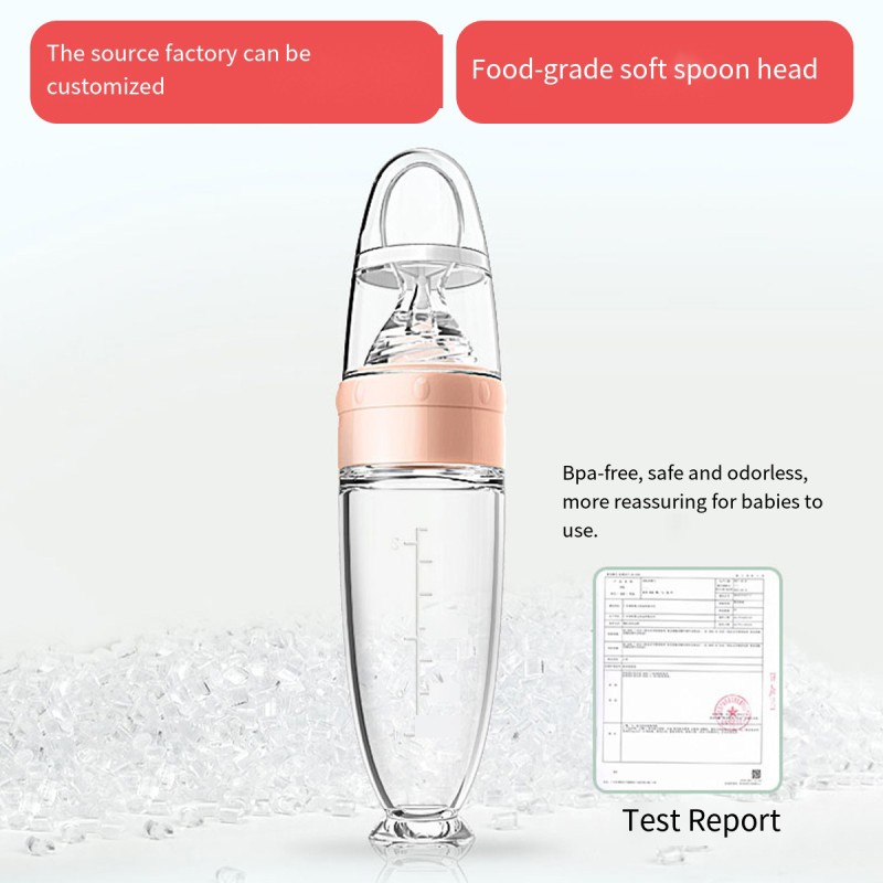 Baby Food Bottle Factory - Silicone Squeeze Rice Cereal Feeder