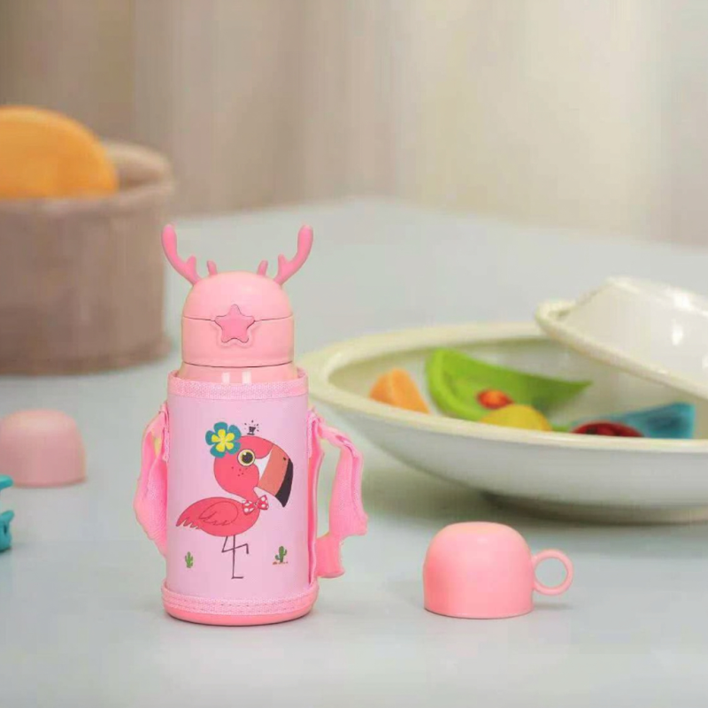 Sippy Cup Factory - 500ml 316 Stainless Steel Antlers Print