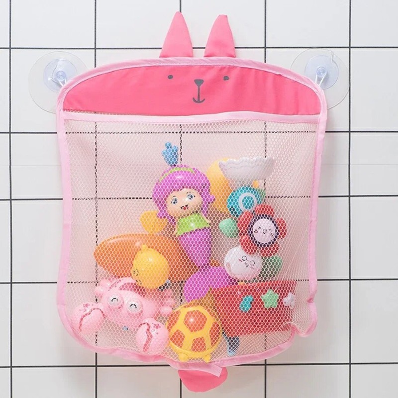 Bath Toy Storage Bag Factory - Mesh Sucker Organizer Basket