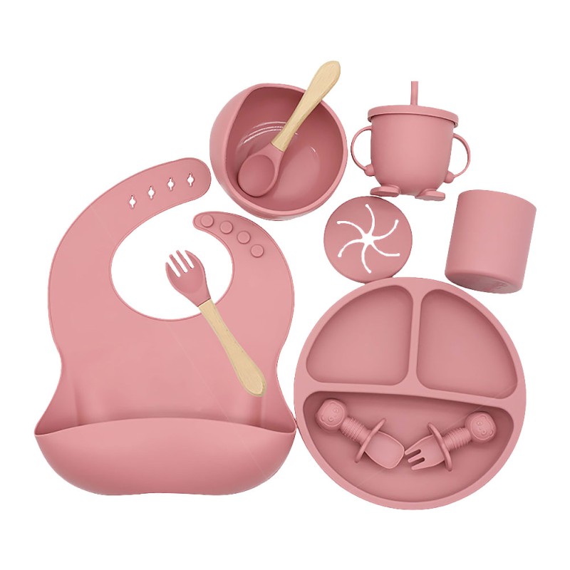 Baby Tableware Set Factory - Wholesale Weaning Silicone Bib