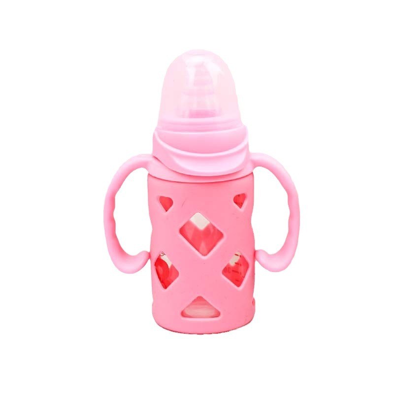 Glass Feeding Bottle Factory - BPA Free Silicone Nipple Handle