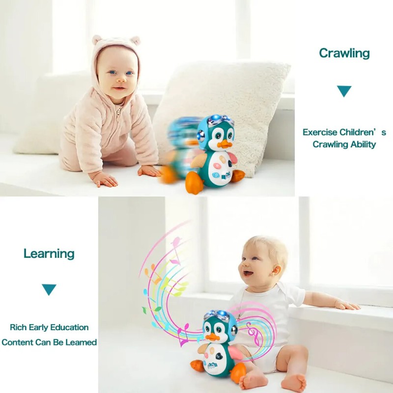 Musical Toy Factory - Penguin Wobbling Melody with Light