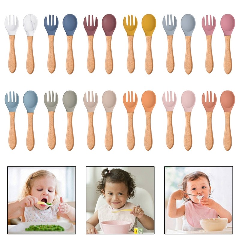 Baby Training Spoon Factory - Custom Food Grade Wooden Handle