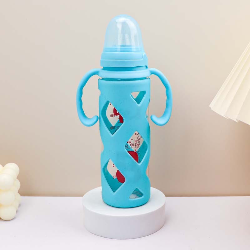 Glass Feeding Bottle Factory - BPA Free Silicone Nipple Handle