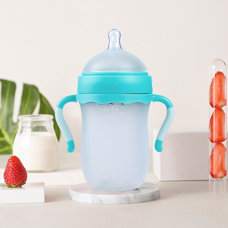 Silicone Milk Bottle Factory - 260ml Ultra Wide Mouth Anti Bloat