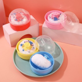 Baby Powder Puff Factory - Custom Logo Soft Body Container