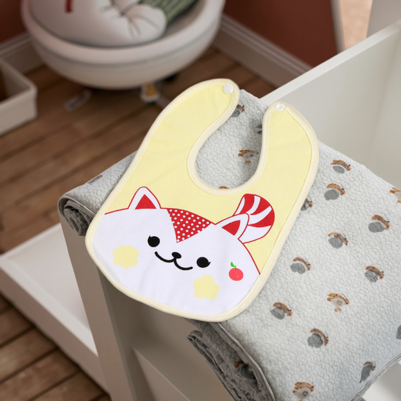 Baby Bib Factory - Wholesale Printed Panda Double Layer