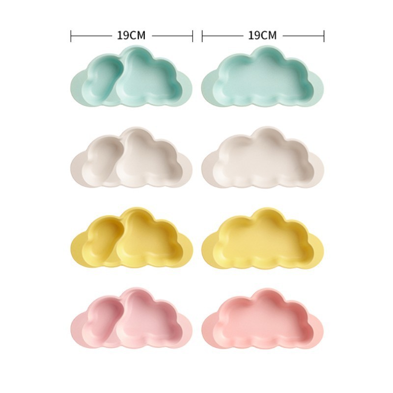 Baby Plate Factory - Wholesale 5 Piece Bamboo Fiber Divided