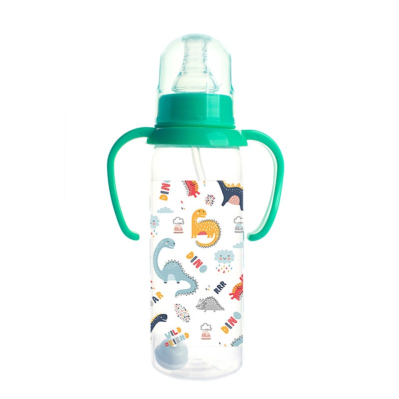 Baby Feeding Bottle Factory - BPA Free 250ml Pink Dinosaur