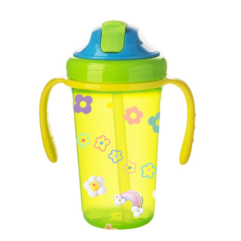 Baby Trainer Cup Factory - OEM BPA Free 300ml No Spill Grip