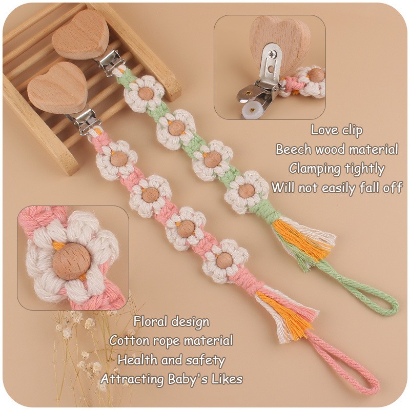 Pacifier Clip Factory - Wholesale Handmade Crochet Chain Clip