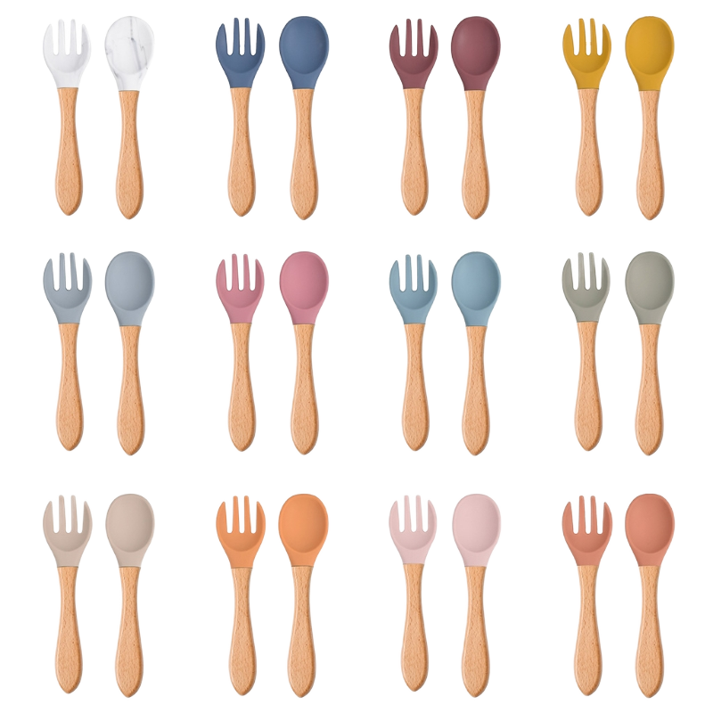 Baby Training Spoon Factory - Custom Food Grade Wooden Handle