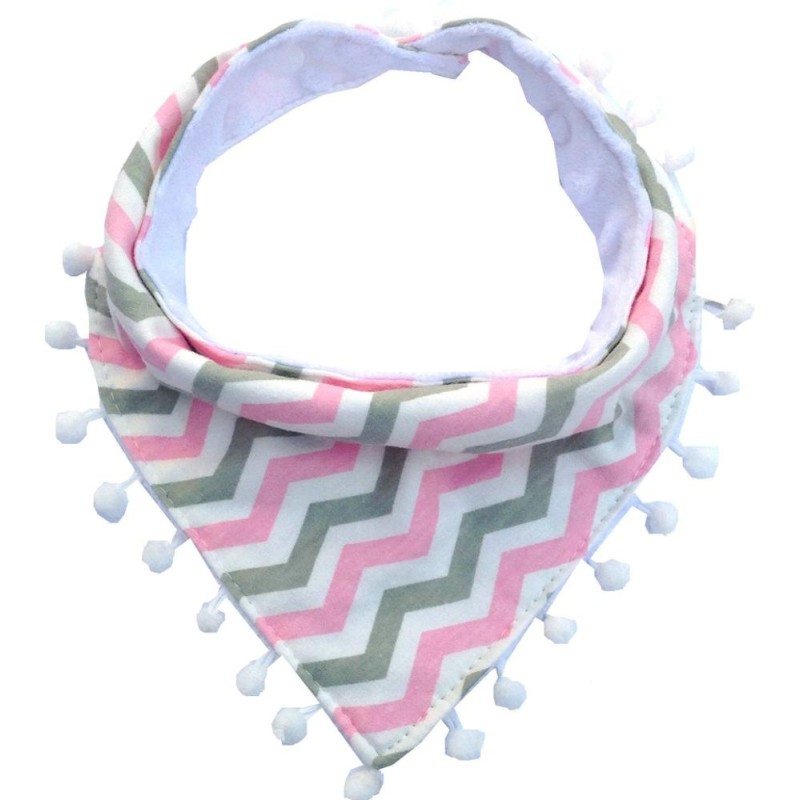 Baby Towel Factory - Printed Coral Fleece Triangle Bib