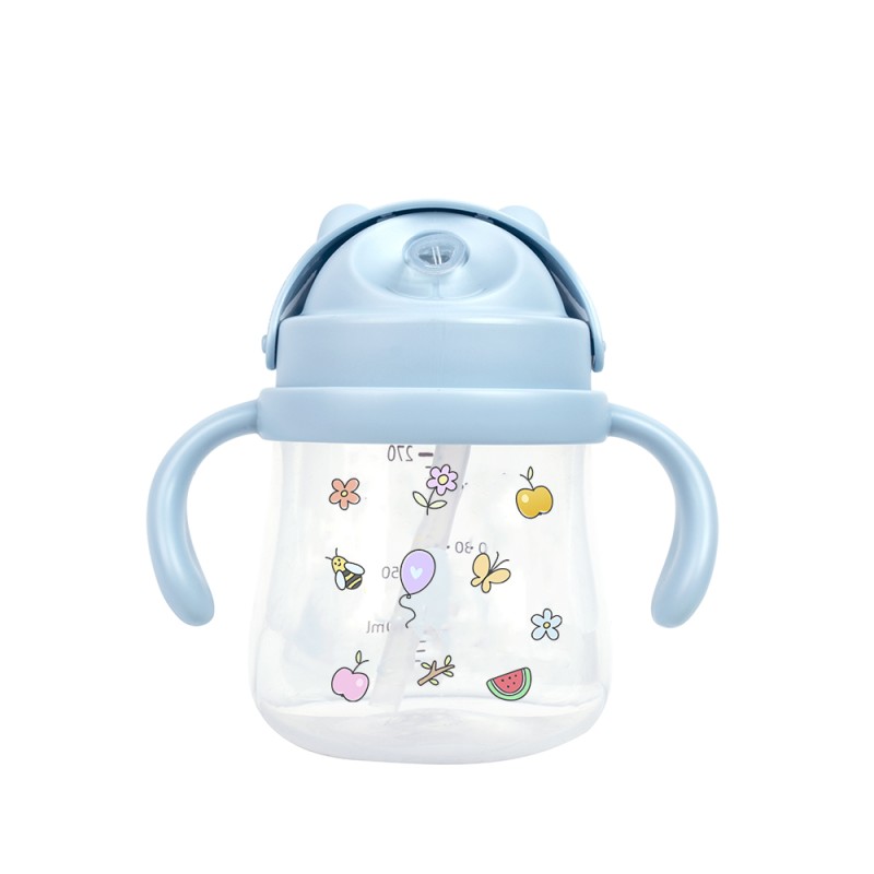 Baby Training Cup Factory - OEM BPA Free PP Flower Silicone