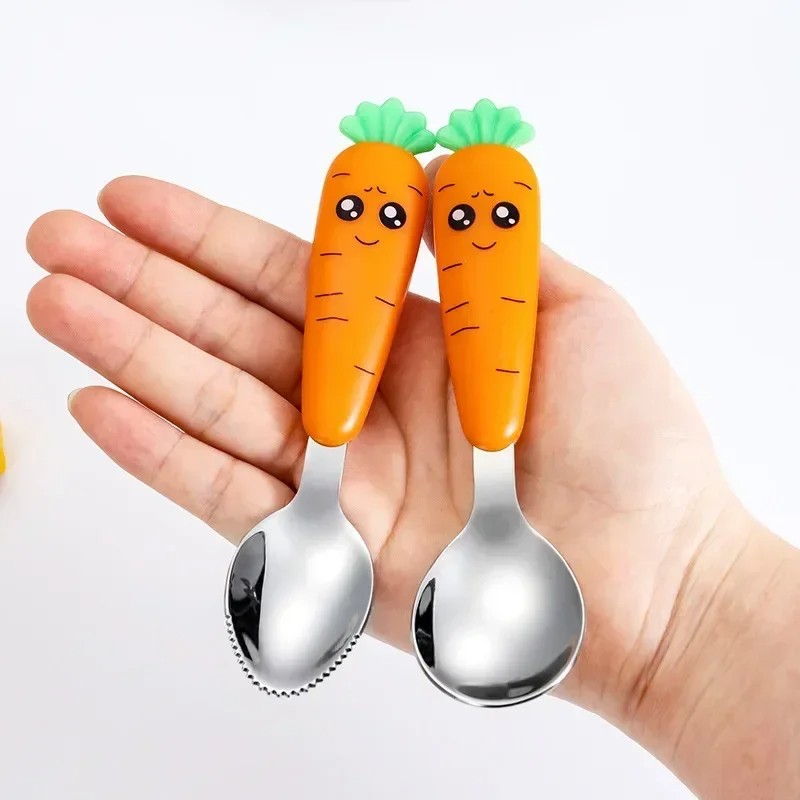 Children's Cutlery Set Factory - 304 Stainless Steel Carrot