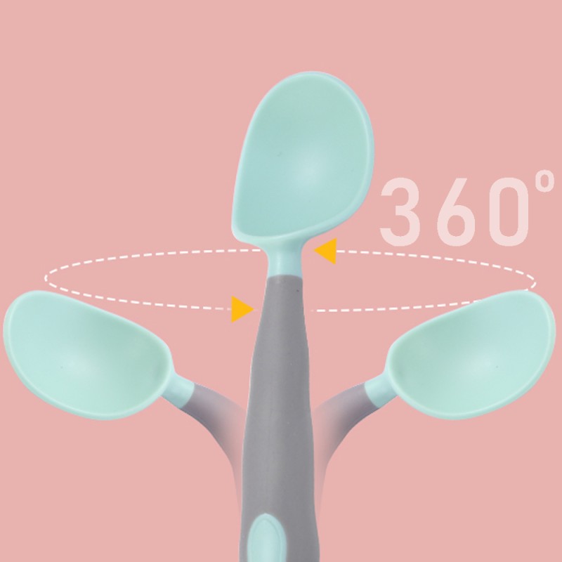 Baby Utensils Set Factory - Colorful Custom Logo Silicone