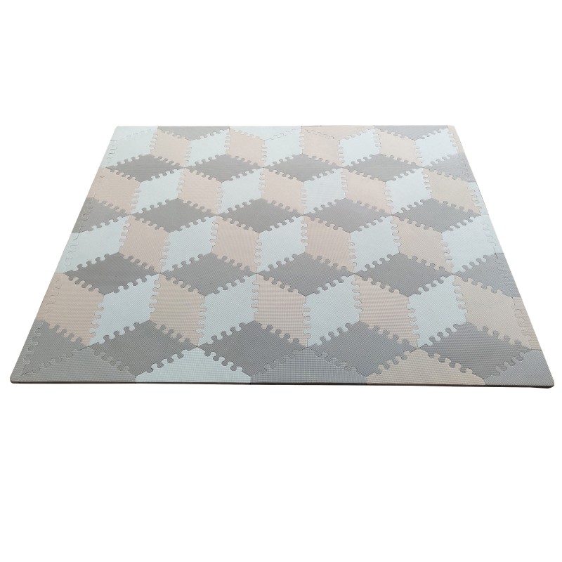 Baby Play Mat Manufacturer - Rhombus Puzzle Jigsaw Mat