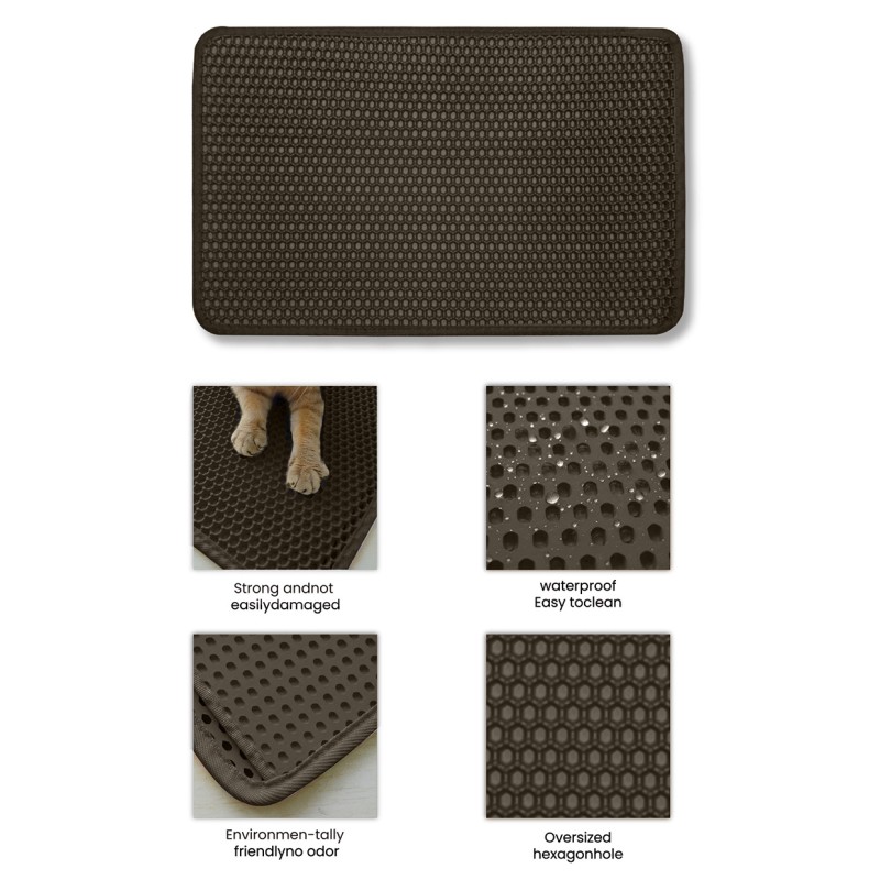 Cat Litter Mat Manufacturer - Easy Clean Urine-Proof Design