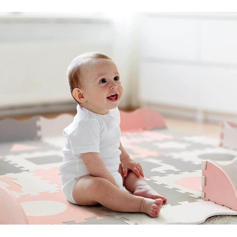 Animal Puzzle Mat Manufacturer - Eva with Fence Tiles