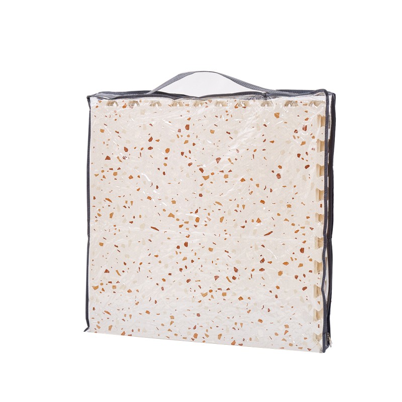 Baby Printing Mat Manufacturer - Brown Terrazzo Crawling Mat