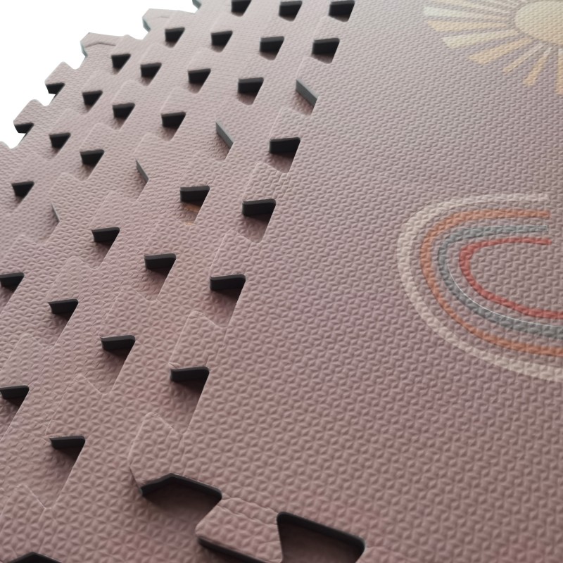 EVA Foam Play Mat Manufacturer - Rainbow Design Stylish Mat