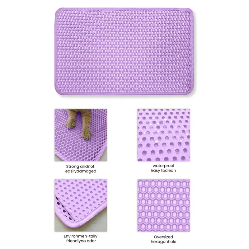 Cat Litter Mat Manufacturer - Double Layer EVA Waterproof