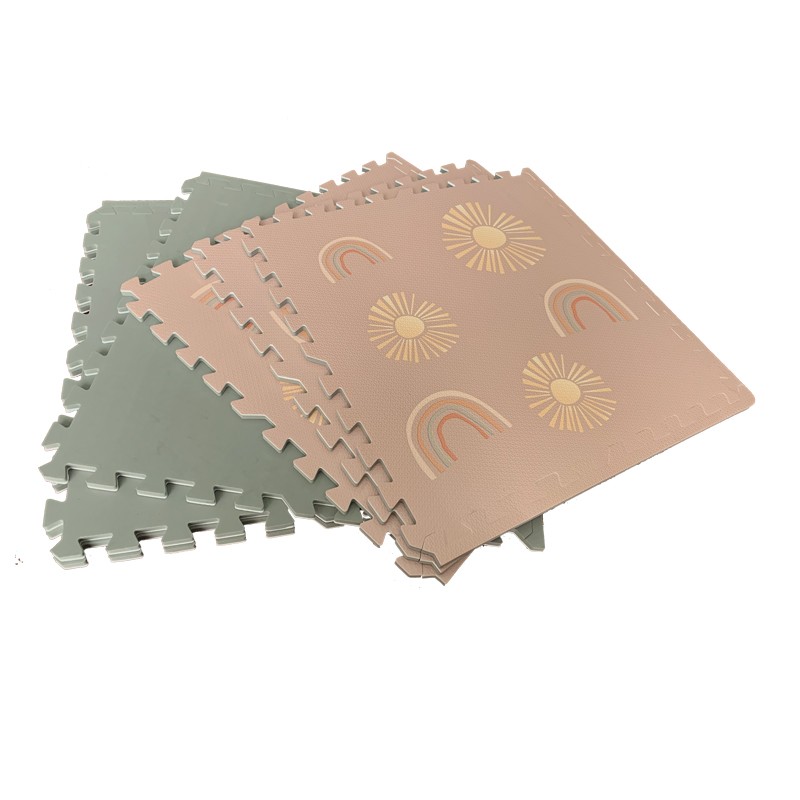 EVA Foam Play Mat Manufacturer - Rainbow Design Stylish Mat