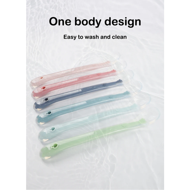 Baby Feeding Spoons Manufacturer - Custom Soft Silicone PP
