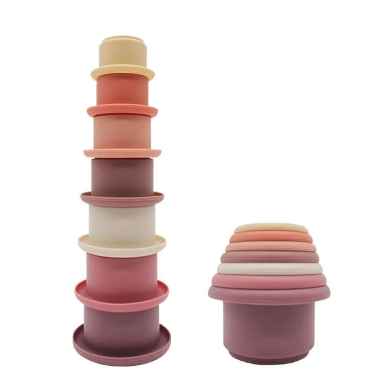 Baby Stacking Cups Manufacturer - Montessori Food Grade