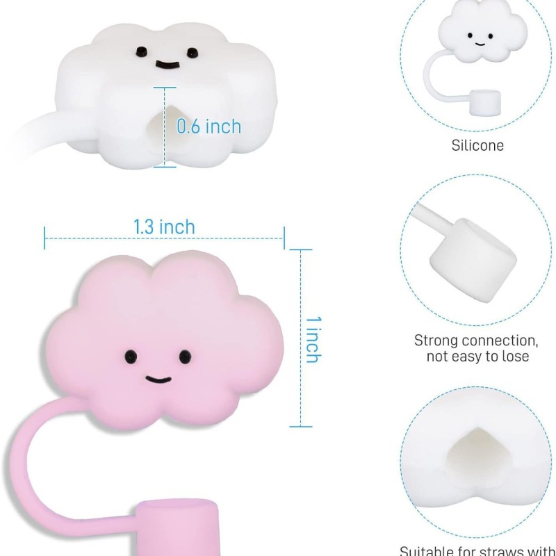 Silicone Straw Topper Manufacturer - 10mm Daisy Flower Cover