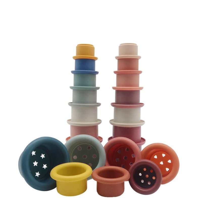 Baby Stacking Cups Manufacturer - Montessori Food Grade