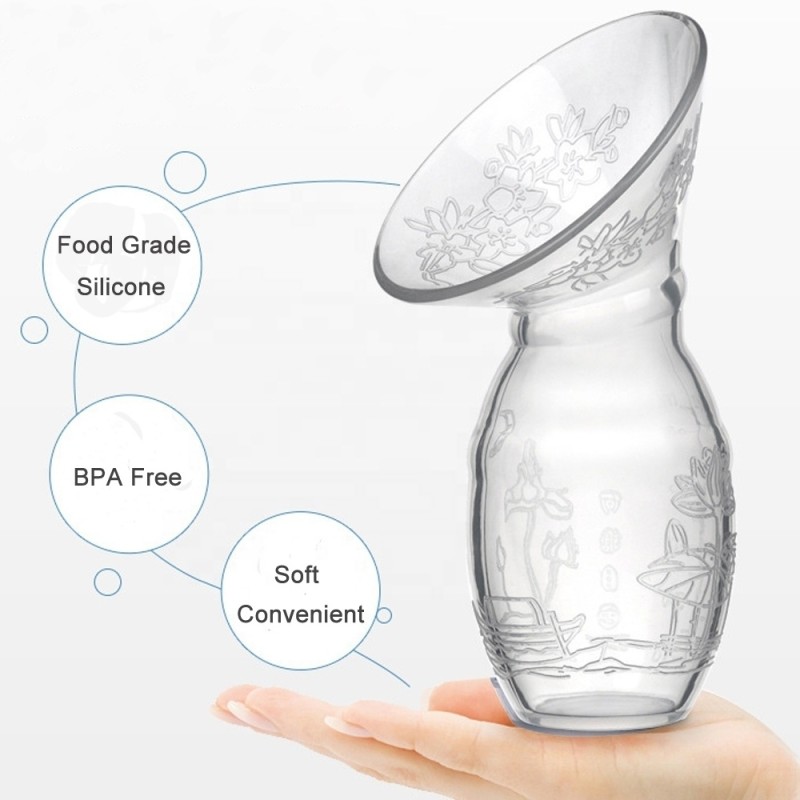 Manual Breast Pump Manufacturer - Hands Free Silicone Collector