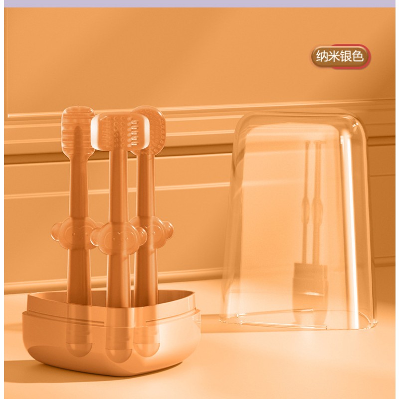 Baby Toothbrush Set Manufacturer - 3 Pack Tongue Cleaner