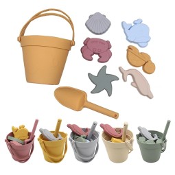 Baby Beach Toy Manufacturer - 8pcs BPA Free Silicone Set