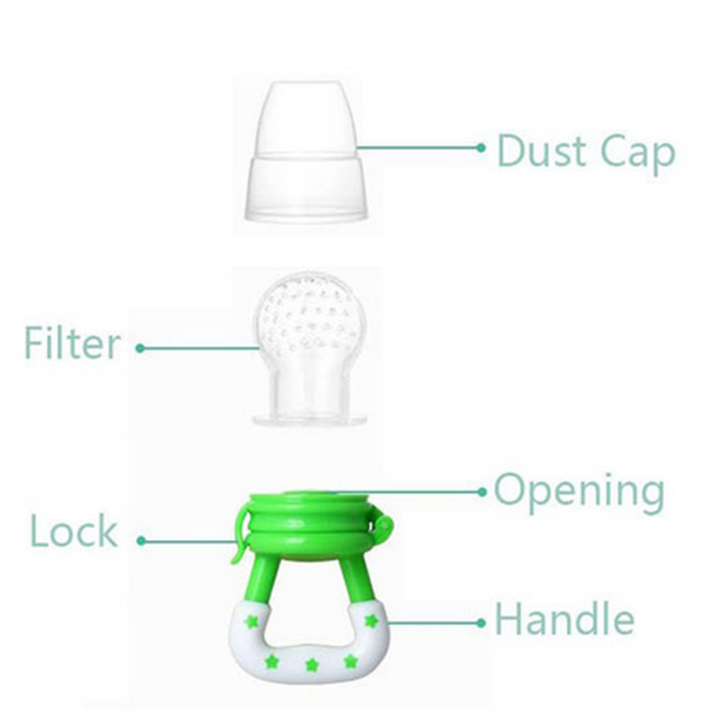 Baby Food Feeder Manufacturer - Silicone Fruit Pacifier Nibbler