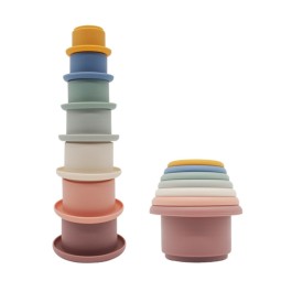 Baby Stacking Toy Manufacturer - Colorful Rainbow Tower