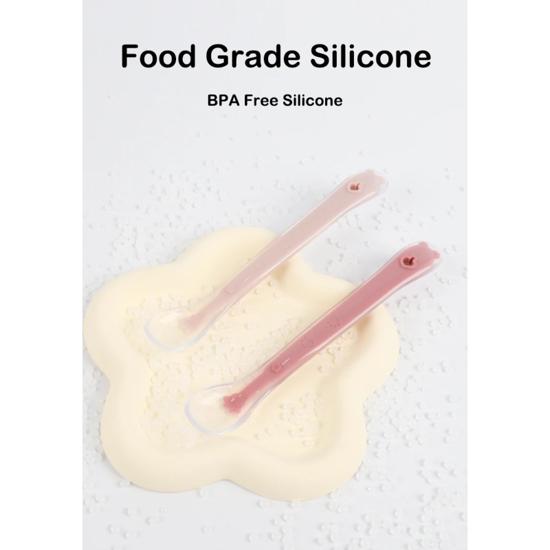 Baby Feeding Spoons Manufacturer - Custom Soft Silicone PP