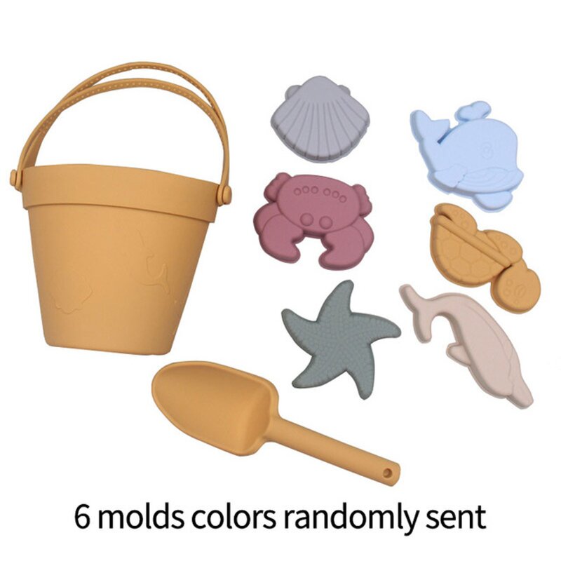 Baby Beach Toy Manufacturer - 8pcs BPA Free Silicone Set