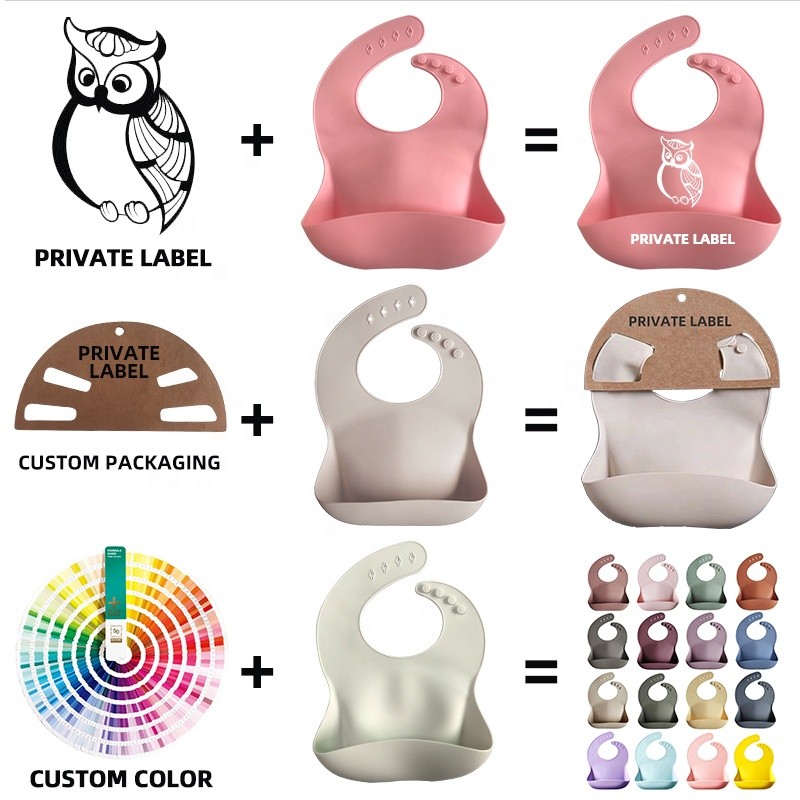Baby Bibs Manufacturer - OEM BPA Free Adjustable Waterproof