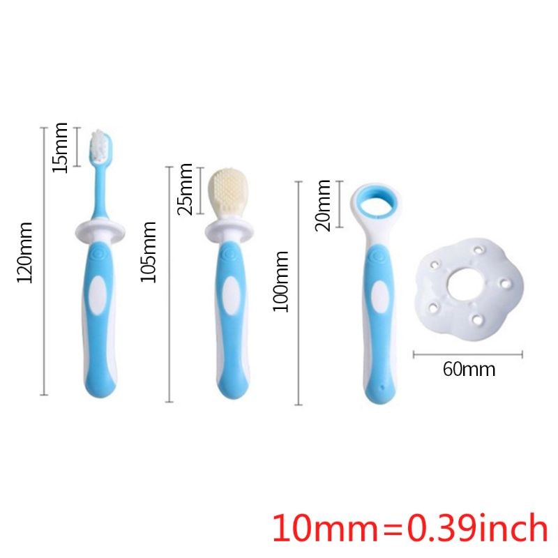 Baby Toothbrush Set Manufacturer - 3pcs Tongue Training Brush