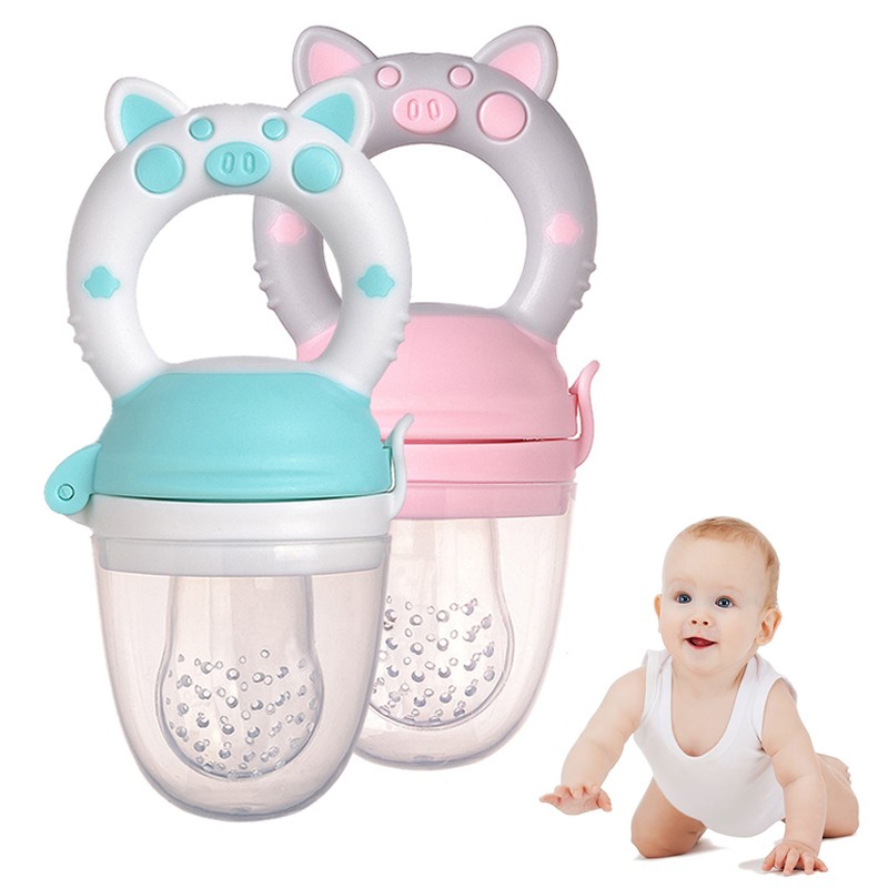Baby Food Feeder Manufacturer - Cute Pig Style Fruit Pacifier