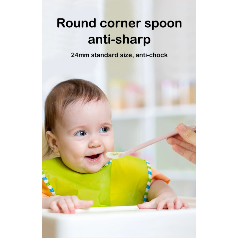Baby Feeding Spoons Manufacturer - Custom Soft Silicone PP
