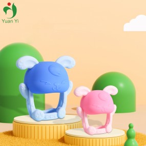 Baby Teether Manufacturer - Rabbit Wrist Hand Teething Toy