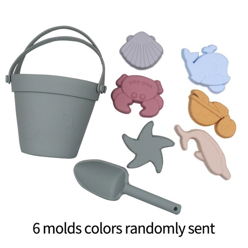 Baby Beach Toy Manufacturer - 8pcs BPA Free Silicone Set